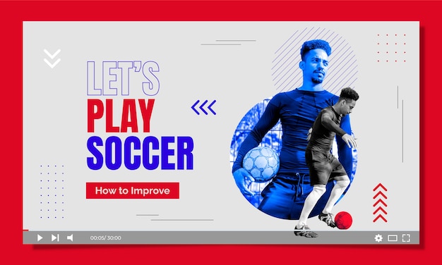 YouTube-Thumbnail für flachen Fußball