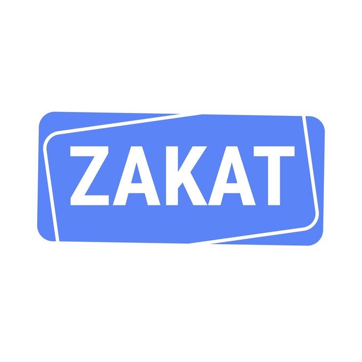 Kostenlose Vektor zakat erklärt blaues vektor-callout-banner mit informationen zum spenden für wohltätige zwecke während des ramadan