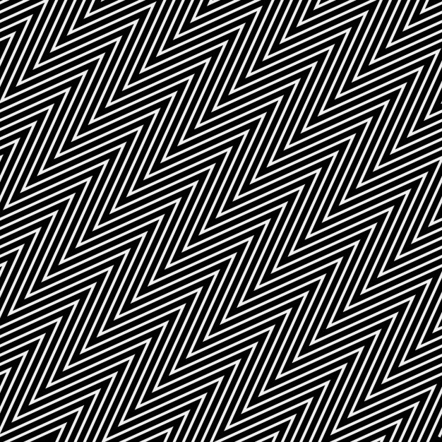 Zickzack-Muster mit Op-Art-Stil