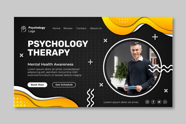 Zielseitenvorlage für Psychologie