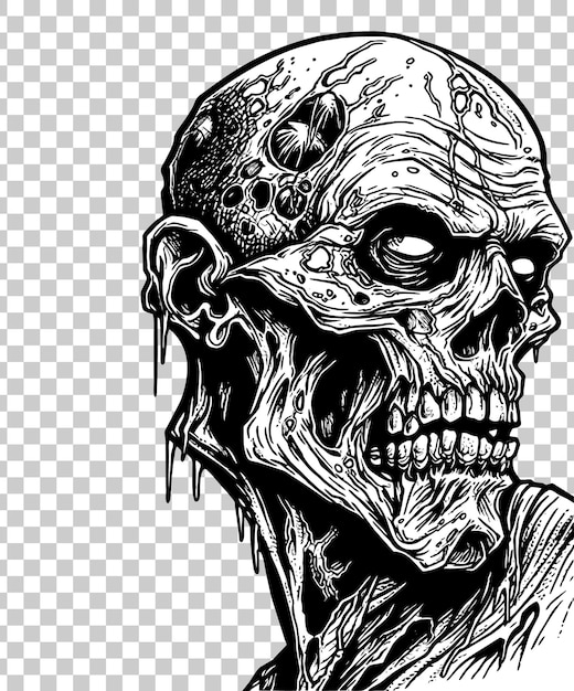 Zombie-logo-illustration