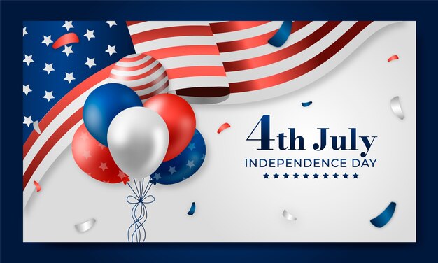 Zuckender Hintergrund für die amerikanische Feier zum 4. Juli