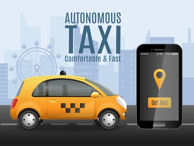 Zukünftige taxi app