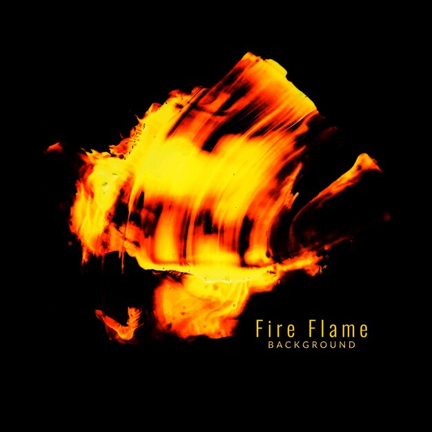 Zusammenfassung Feuer Flamme Design Hintergrund