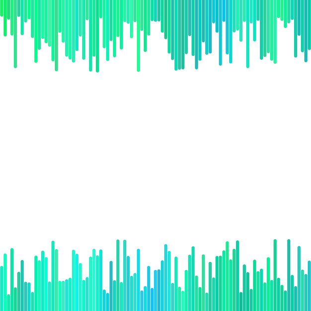 Zusammenfassung Hintergrund aus grün gerundete vertikale Streifen - geometrische Vektor-Grafik-Design