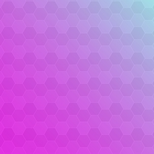 Kostenloser Vektor zusammenfassung rosa und lila hexagon hintergrund