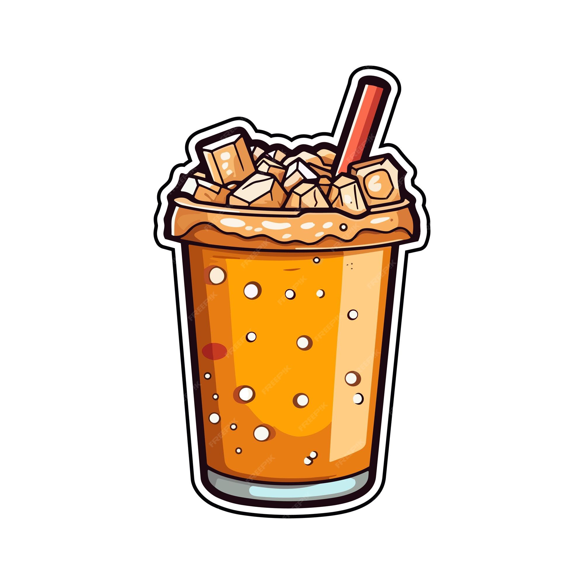 029 EisteeAufkleber, coole Farben, KawaiiClipArtIllustration