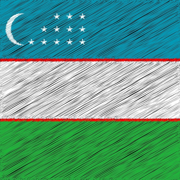 1. september flaggendesign zum unabhängigkeitstag usbekistans
