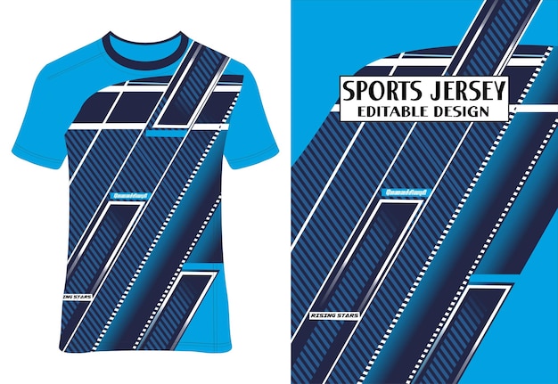 Vektor 10 esp sport-jersey-design für sublimation-t-shirt toprated sublimationsdesign-vektordatei