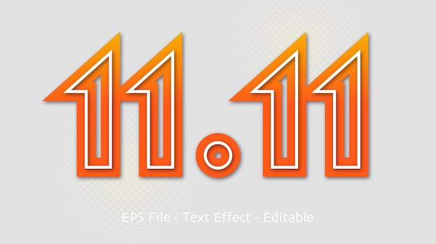 11 Text-Effekt bearbeitbar und moderner Gradient-Stil