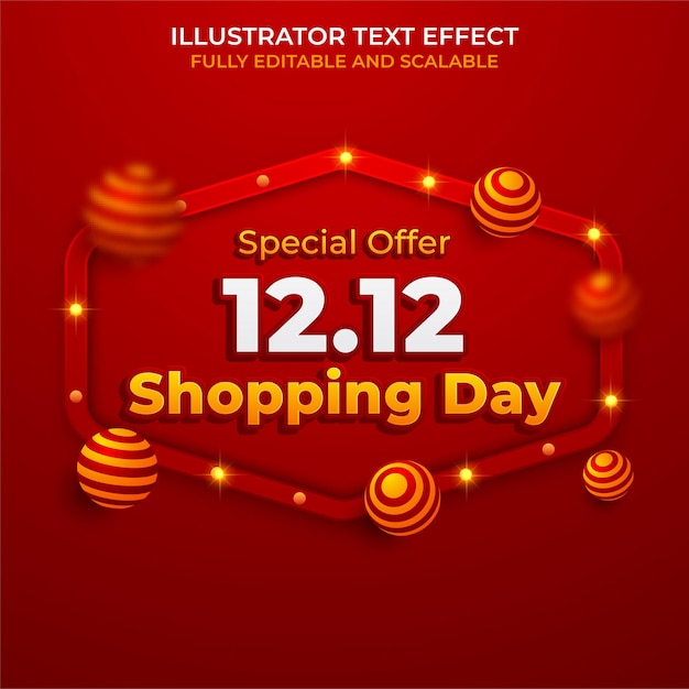 12.12 online-shopping-verkaufsplakat oder -flyer-design