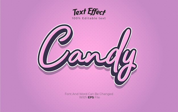 143 candy-texteffekt