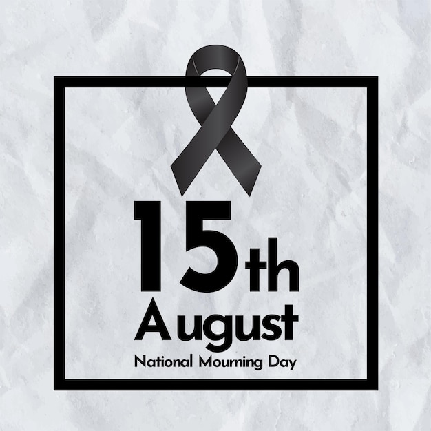 15. august nationaler trauertag bangladesch traurig