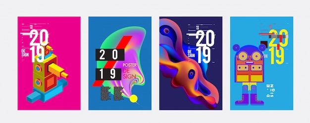 2019 designvorlage für poster