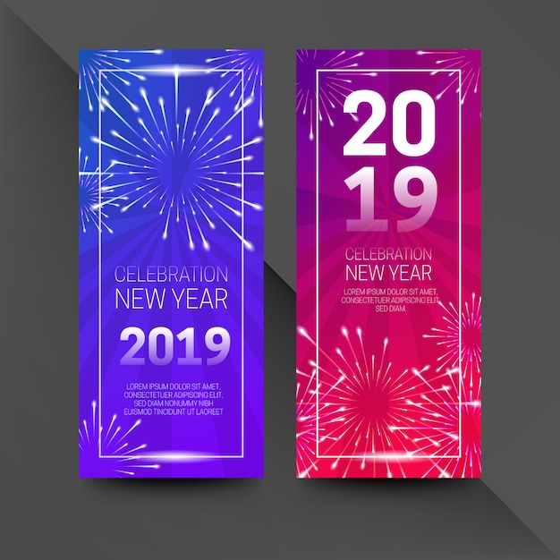 2019 Flyer zum neuen Jahr