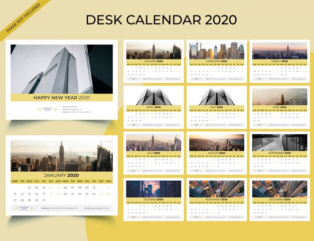 2020 tischkalender vorlage