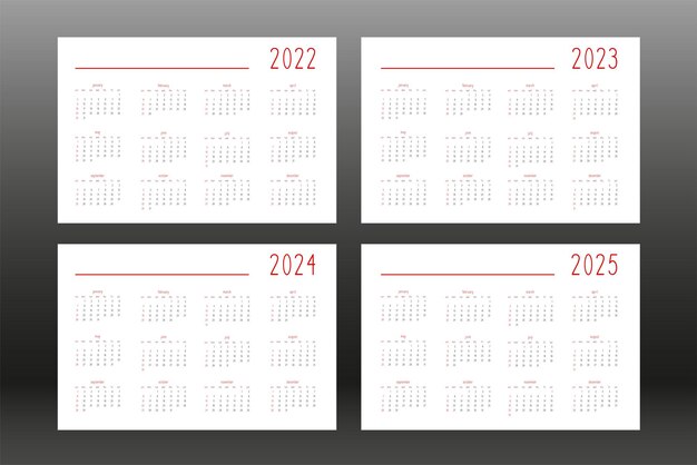 2022 2023 2024 2025 kalender für persönlichen planer tagebuch notizbuch 