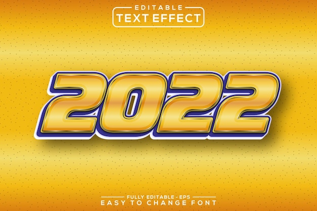 2022 3D-Texteffekt bearbeitbar