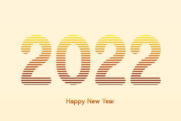 Vektor 2022 neujahrskonzept cover hintergrund