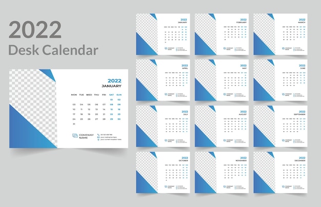 2022 tischkalender-design