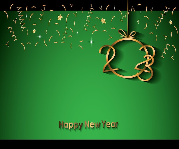 2023 happy new year hintergrundbanner für ihre saisonalen einladungen, festliche poster