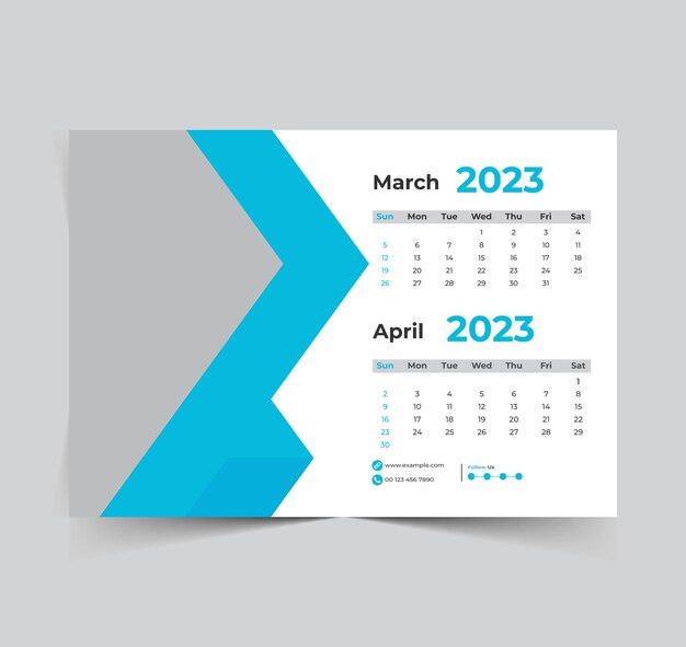 2023 kalender frohes neues design