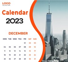 2023 modernes kalendervorlagendesign, sie können desktop-tisch, bürotisch und wand verwenden.