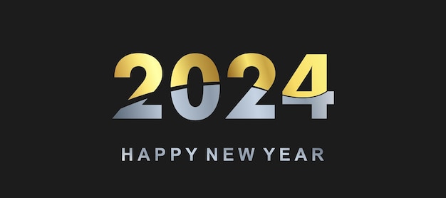 2024 Logo-Design-Vektor mit kreativen und modernen