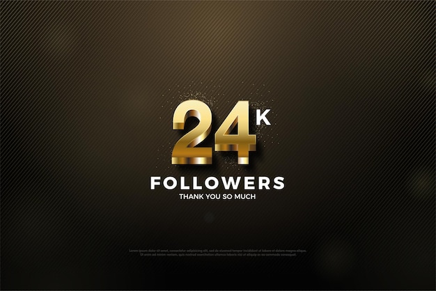 24000 Follower mit festlicher Party.