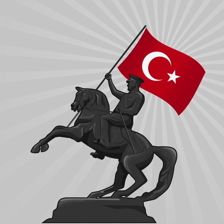 29. Oktober Social-Media-Designvektor zum Tag der Türkischen Republik