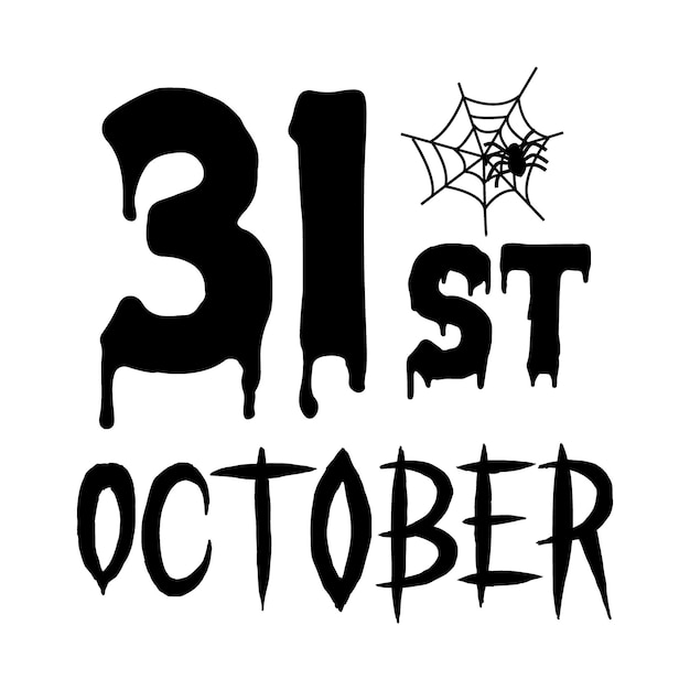 '31. oktober' halloween-t-shirt-design