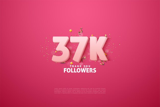 37.000 Follower mit super süßen Feiernummern