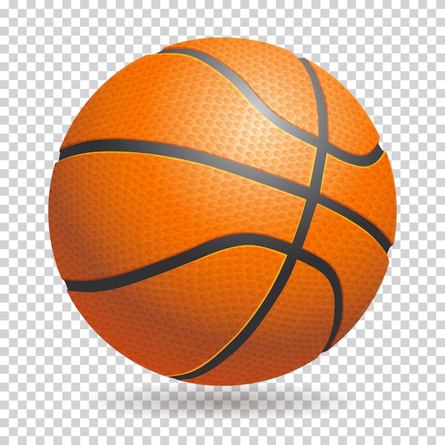3D Basketball isoliert Ball