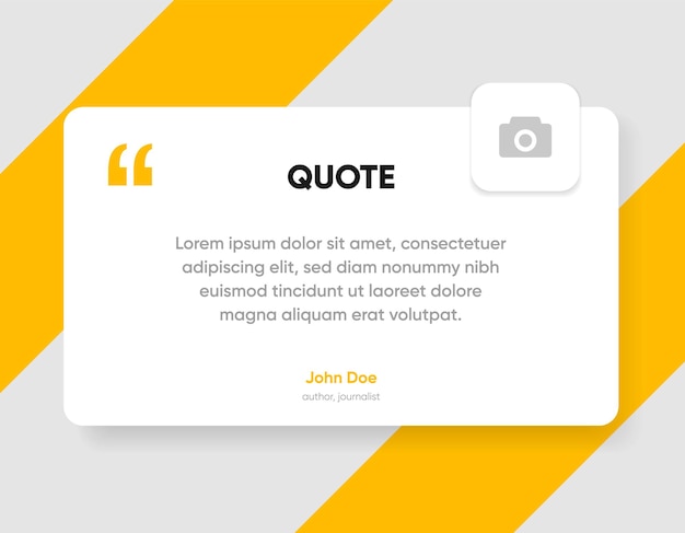 3D-Blase, Testimonial-Banner, Zitat, Infografik, Social-Media-Beitragsvorlage, Designs für Zitate