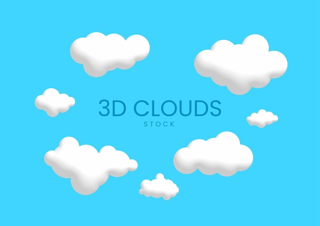 3d clouds stock von reangz