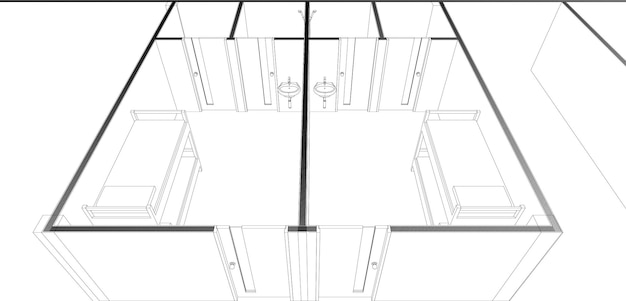 3D-Darstellung des Wohnprojekts