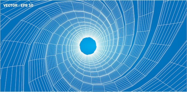 Vektor 3d-illustration moderne geometrische perspektive abstraktes hintergrunddesign 3d-vektorillustration