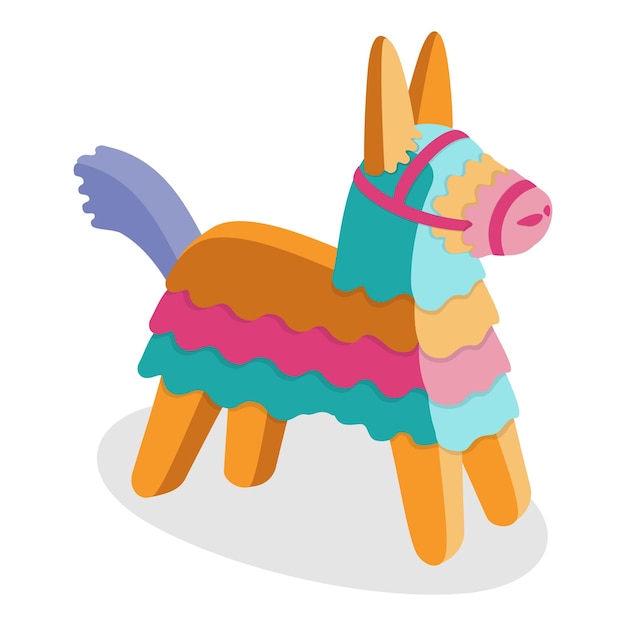 3D-isometrische flache Vektorillustration von mexikanischen Fiesta-Partysymbolen Punkt 2