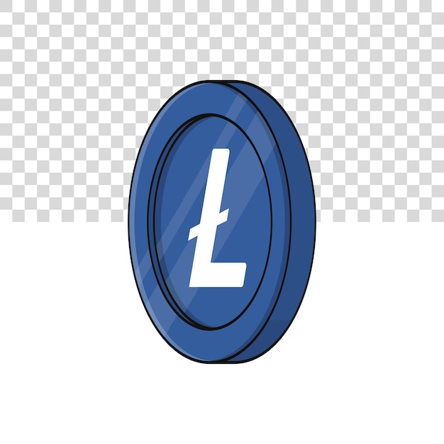 3D-Litecoin (LTC) ist eine Kryptowährungs-Blockchain-Technologie.