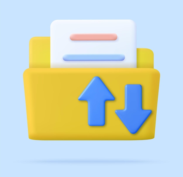 3D-Ordner-Symbol
