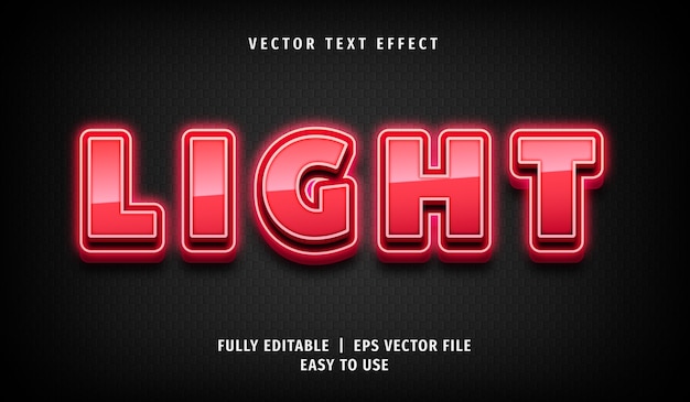 3D Pink Light Text-Effekt, bearbeitbarer Textstil