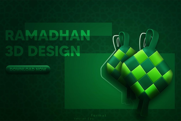 3d-ramadhan-designvektor