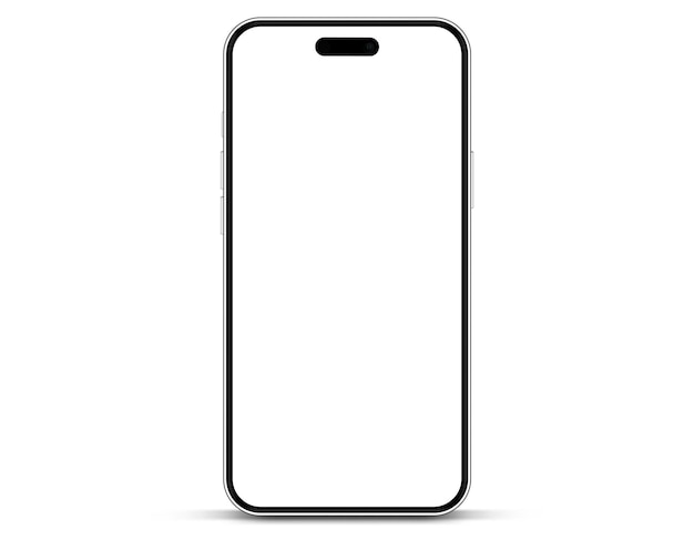 3D-realistische hochwertige Smartphone-Mockup mit isolierter Hintergrund-Smartphone-Mokup-Sammlung