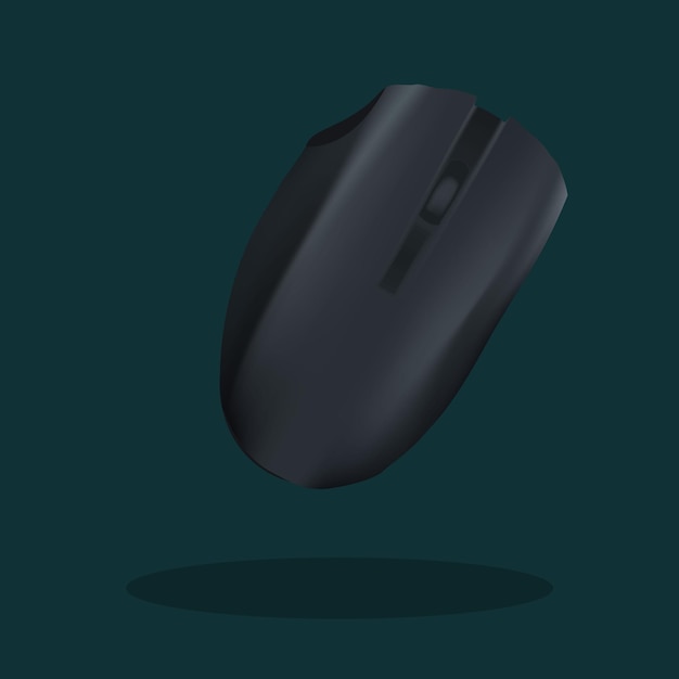 3d realistischer Computermausvektor