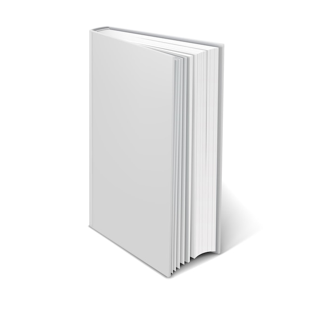 3D-Realistisches Leerbuch-Mockup mit weichem Cover