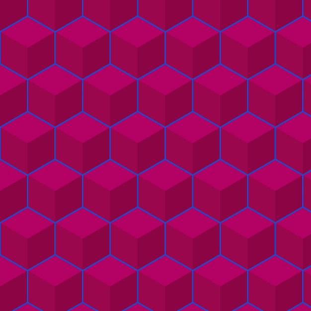 Vektor 3d-rendering farbenfroher kubus-abstrakt-hintergrund