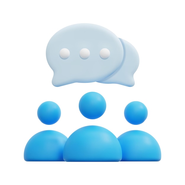 3D-Sprechblase und Promotion-Tag-Symbolvektor Isoliert auf weißem Hintergrund 3D-Rabatt-Online-Shopping- und Supermarktkonzept Cartoon-Minimalstil 3D-Symbolvektor-Renderillustration