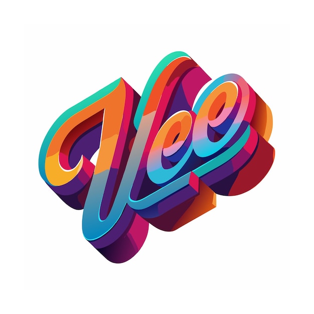 3D-Stil-Vektor-Illustration