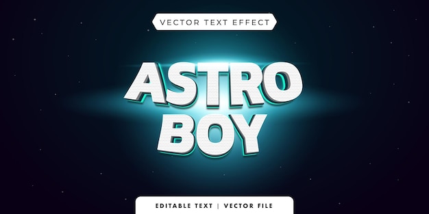 3D-TEXT-EFFEKT ASTRO-RAUM