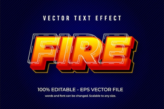 Vektor 3d-texteffekt